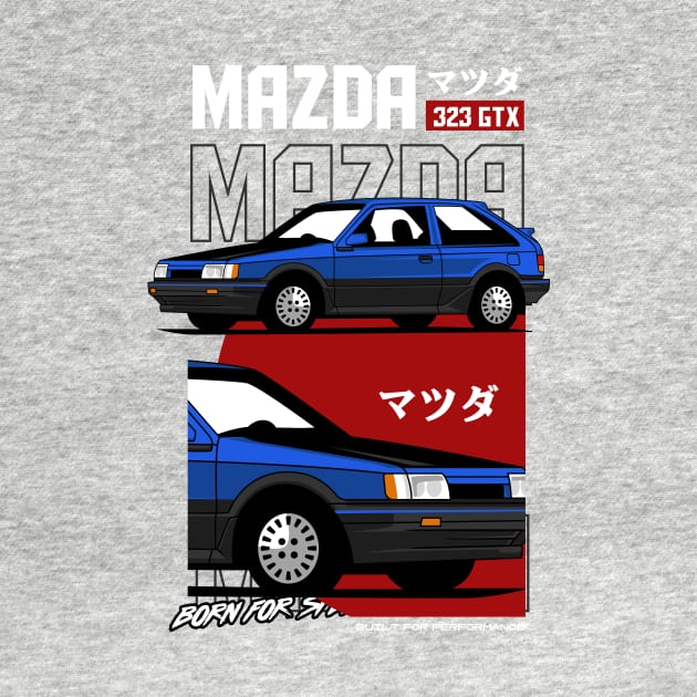 Mazda 323 GTX Motorsport Nostalgia by Harrisaputra